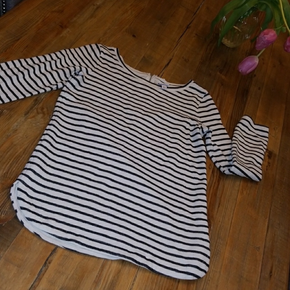 3/4 length stripe top